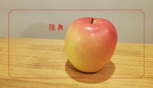 【陸奥】栽培方法で皮の色が変わるちょっとふしぎなりんご｜りんごの品種を勉強する#9
